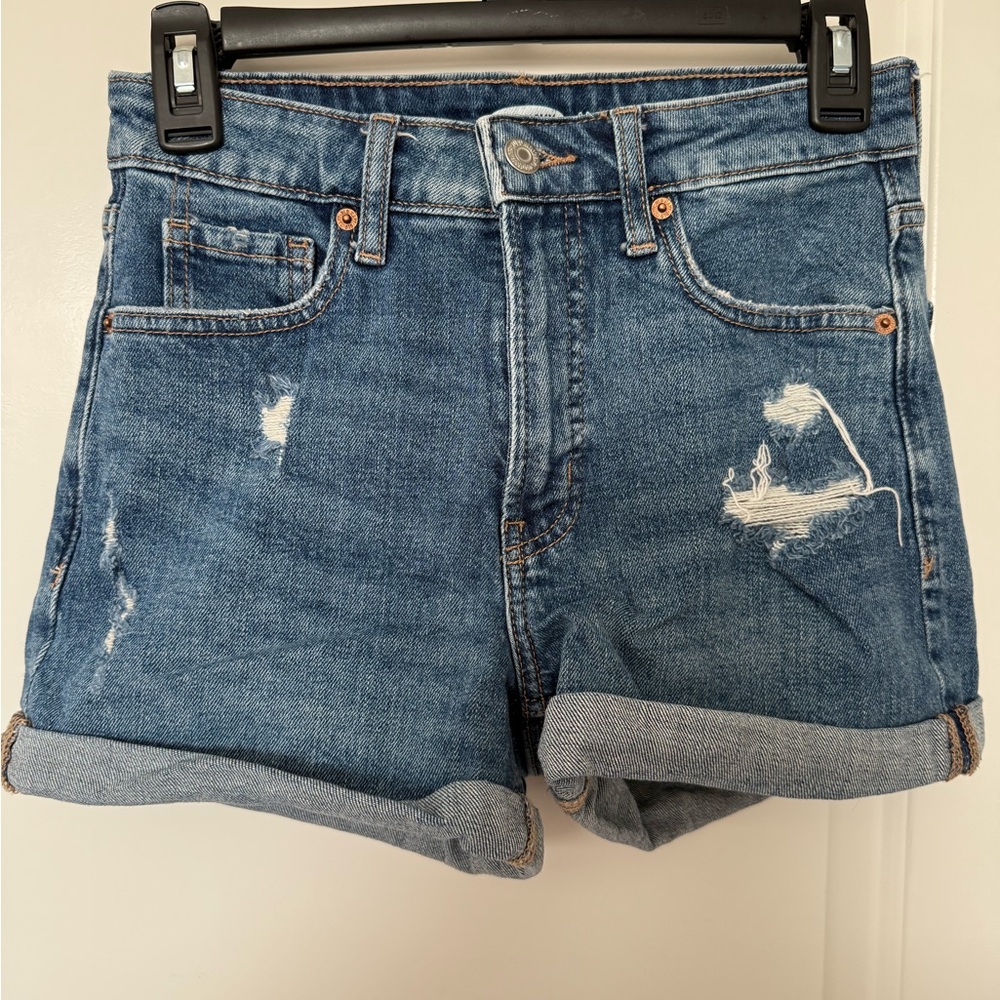 Old Navy O.G. Short High Rise Blue Jean Shorts